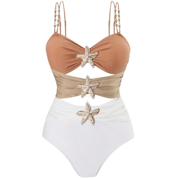 FLORENS Other - FLORENS - XXL Starfish Embellished One Piece